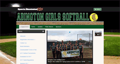 Desktop Screenshot of abingtongirlssoftball.com